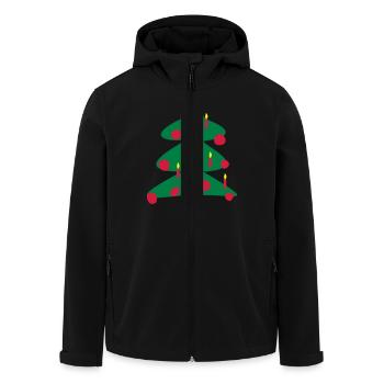 arbre de Noël - Veste softshell homme en polyester recyclé Stanley/Stella - noir - Devant - AI Model Male 185 light (185cm)