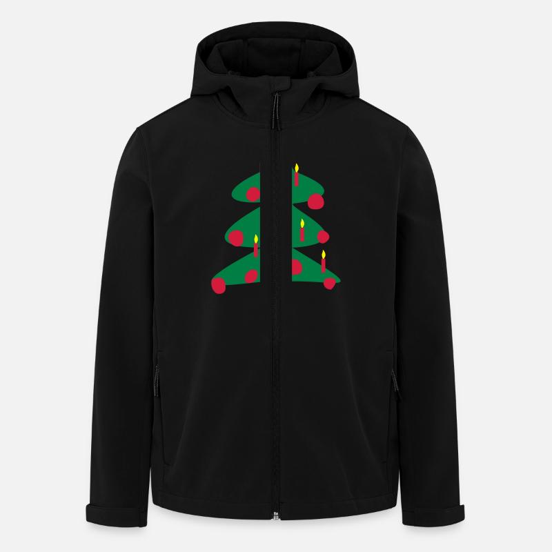 arbre de Noël - Veste softshell homme en polyester recyclé Stanley/Stella - noir