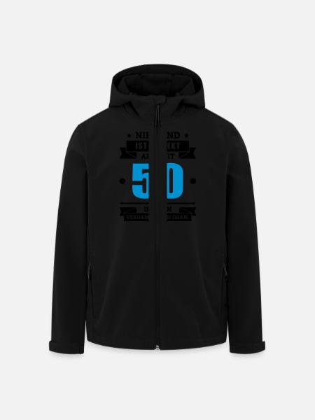 Funshirt 50 - Recycelte Männer Softshell-Jacke von Stanley/Stella - Schwarz