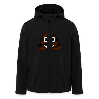 Emoji - Recycelte Männer Softshell-Jacke von Stanley/Stella - Schwarz - Vorne - AI Model Male 185 light (185cm)