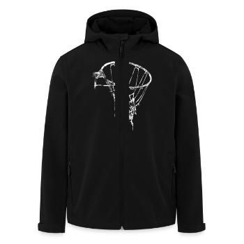 Basket-ball Basketball Basket - Veste softshell homme en polyester recyclé Stanley/Stella - noir - Devant - AI Model Male 185 light (185cm)