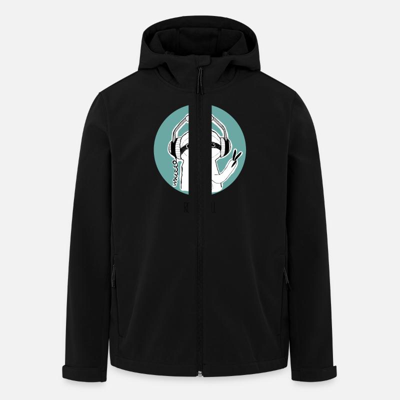 festivals2017 - Recycelte Männer Softshell-Jacke von Stanley/Stella - Schwarz