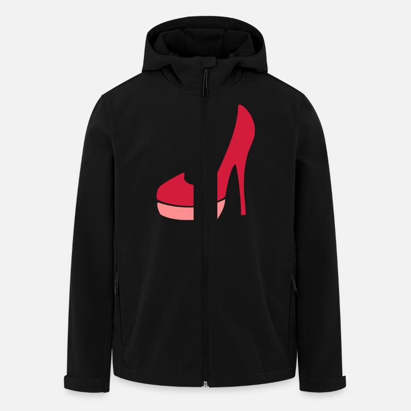 Shoeholic - Men’s Recycled Softshell Jacket by Stanley/Stella - black
