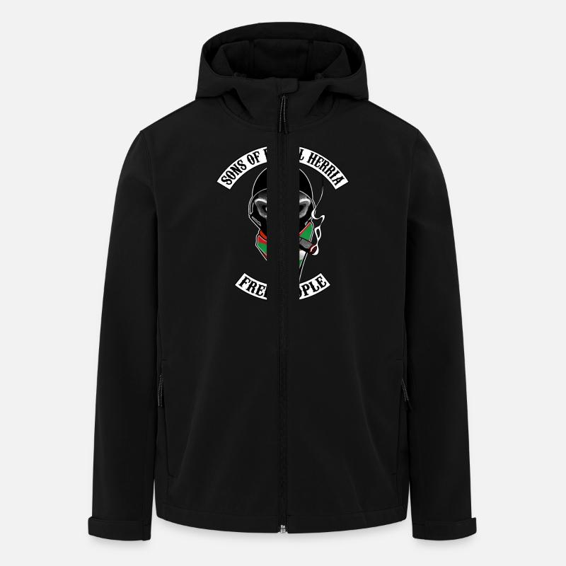 basques bikers design - Recycelte Männer Softshell-Jacke von Stanley/Stella - Schwarz