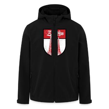 Kölner Dom Heimatstadt - Recycelte Männer Softshell-Jacke von Stanley/Stella - Schwarz - Vorne - AI Model Male 185 light (185cm)