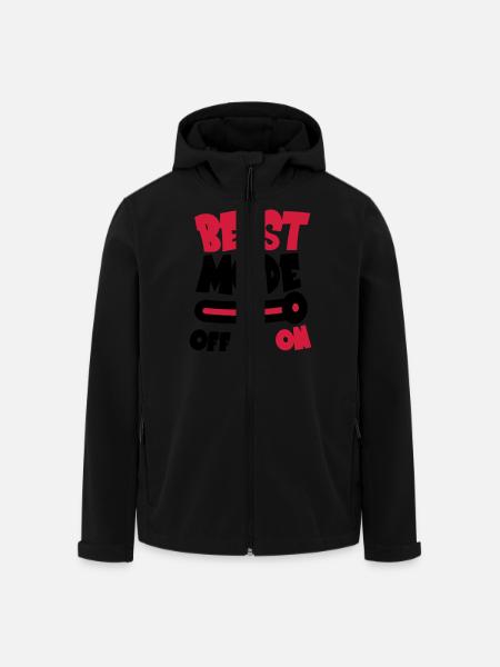 Beast Mode On - Men’s Recycled Softshell Jacket by Stanley/Stella - black