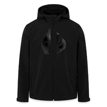 Wild Gorilla - Recycelte Männer Softshell-Jacke von Stanley/Stella - Schwarz - Vorne - AI Model Male 185 light (185cm)