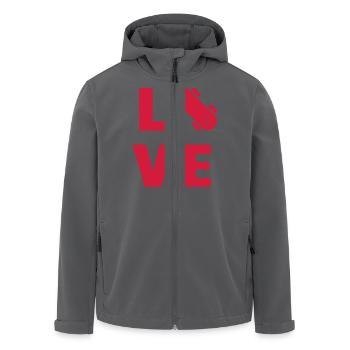 Skateboard - Skateboarding - Rider - Sport - Win - Men’s Recycled Softshell Jacket by Stanley/Stella - black - Front - AI Model Male 185 light (185cm)