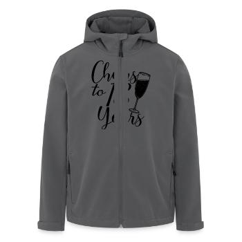 18th Birthday Women For Her Cheers To 18 Years Old - Men’s Recycled Softshell Jacket by Stanley/Stella - black - Front - AI Model Male 185 light (185cm)
