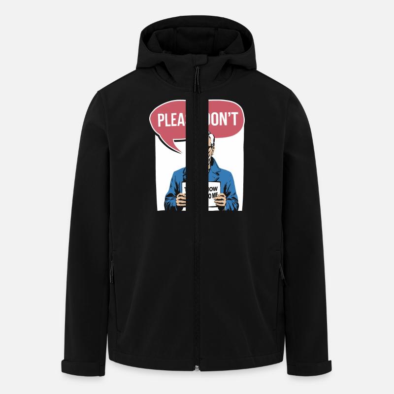 Silent and introverted - Men’s Recycled Softshell Jacket by Stanley/Stella - black