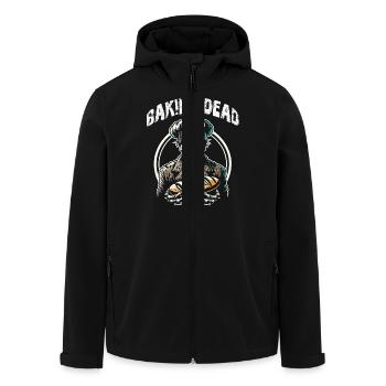 Baking Dead Zombie Bäcker gruseliger Bäcker - Recycelte Männer Softshell-Jacke von Stanley/Stella - Schwarz - Vorne - AI Model Male 185 light (185cm)
