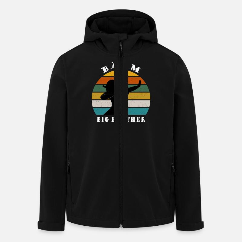 Kids Big Brother 2025 Annonce Cadeau Dab - Veste softshell homme en polyester recyclé Stanley/Stella - noir
