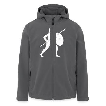 spartan warrior - Recycelte Männer Softshell-Jacke von Stanley/Stella - Anthrazit - Vorne - AI Model Male 185 light (185cm)