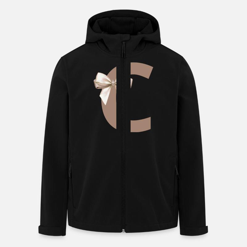 Buchstabe C Knoten - Recycelte Männer Softshell-Jacke von Stanley/Stella - Schwarz