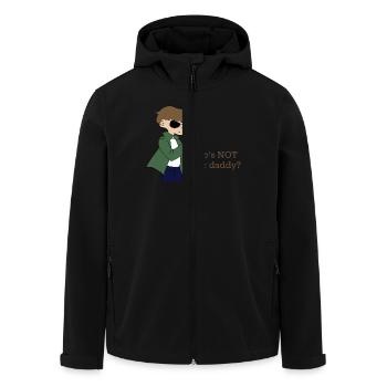 Not Your Daddy - Recycelte Männer Softshell-Jacke von Stanley/Stella - Schwarz - Vorne - AI Model Male 185 light (185cm)
