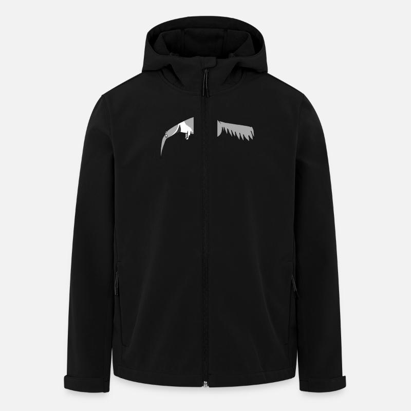 Ameisenbär - Recycelte Männer Softshell-Jacke von Stanley/Stella - Schwarz