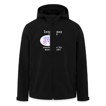 Intelligence et sous-vêtements - Veste softshell homme en polyester recyclé Stanley/Stella - noir - Devant - AI Model Male 185 light (185cm)