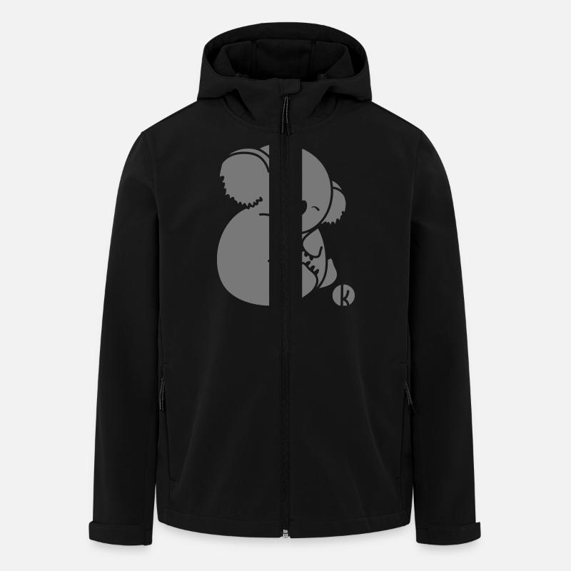 Koala - Men’s Recycled Softshell Jacket by Stanley/Stella - black