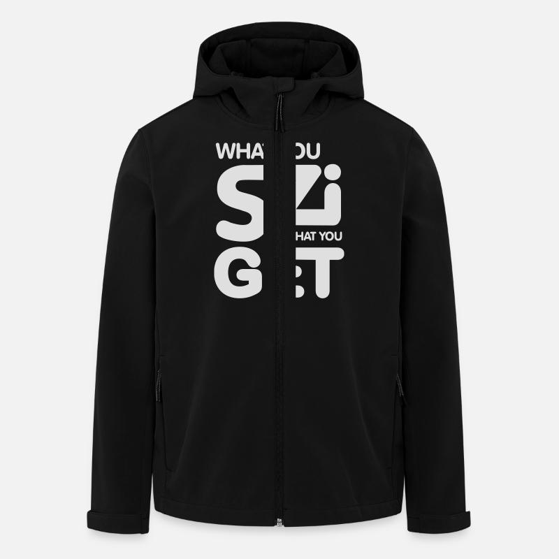 Sziget shirt - Men’s Recycled Softshell Jacket by Stanley/Stella - black