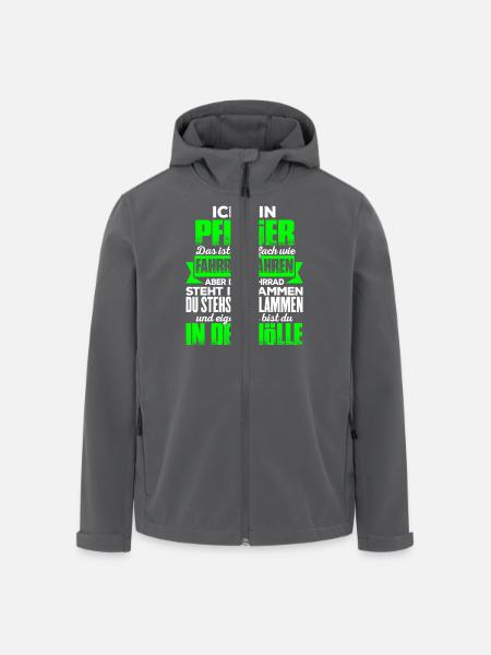 PFLEGER - Hölle - Recycelte Männer Softshell-Jacke von Stanley/Stella - Schwarz
