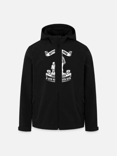Mère et fils - inséparables - Veste softshell homme en polyester recyclé Stanley/Stella - noir
