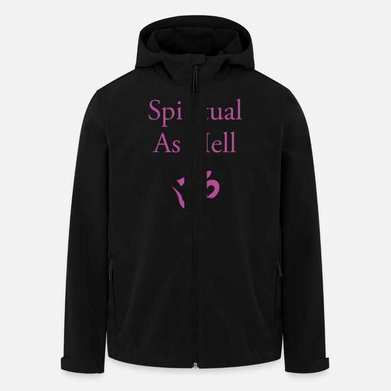 Spiritual As Hell - Recycelte Männer Softshell-Jacke von Stanley/Stella - Schwarz