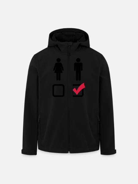 Männlich - Recycelte Männer Softshell-Jacke von Stanley/Stella - Schwarz