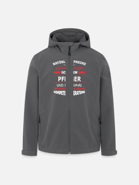 PFLEGER - Recycelte Männer Softshell-Jacke von Stanley/Stella - Schwarz