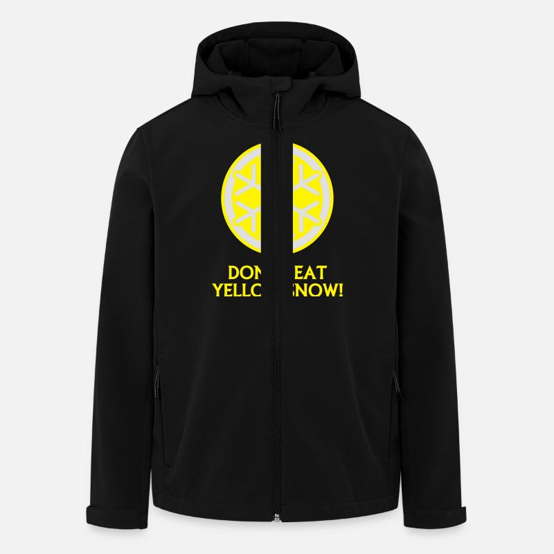 don´t eat yellow snow - Men’s Recycled Softshell Jacket by Stanley/Stella - black