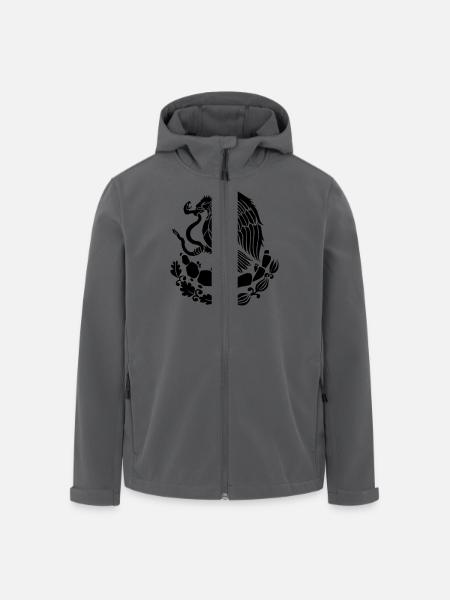 mexico - Recycelte Männer Softshell-Jacke von Stanley/Stella - Schwarz