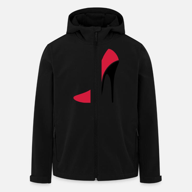 Sexy Stiletto / High Heel - three - Recycelte Männer Softshell-Jacke von Stanley/Stella - Schwarz