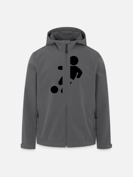Baby Kicker - Men’s Recycled Softshell Jacket by Stanley/Stella - black
