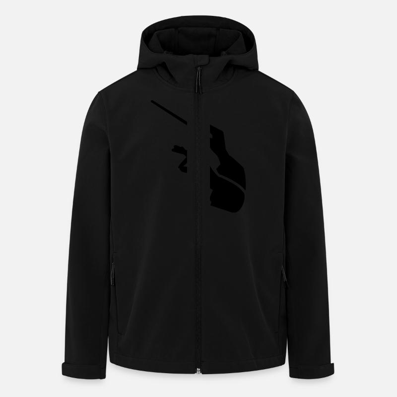 Dirigent - Recycelte Männer Softshell-Jacke von Stanley/Stella - Schwarz