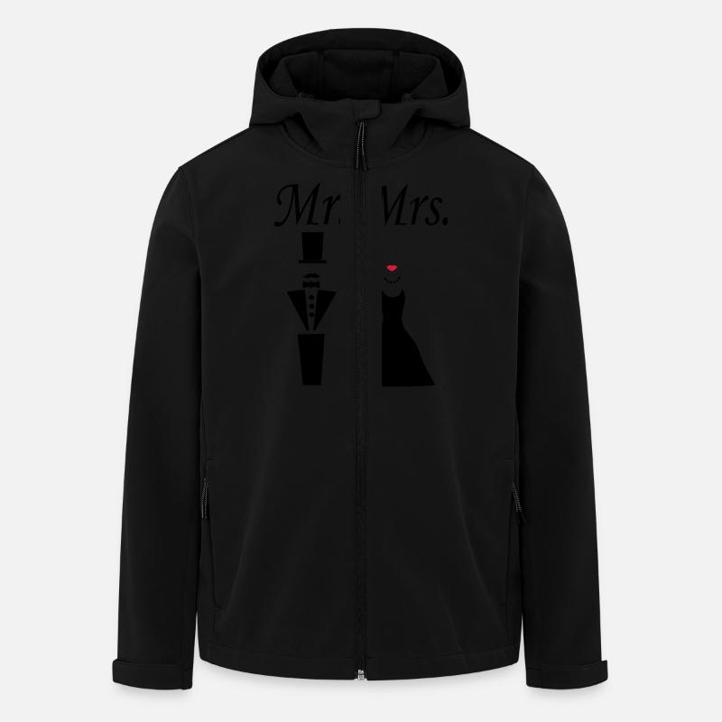 mrmrs_222 - Recycelte Männer Softshell-Jacke von Stanley/Stella - Schwarz