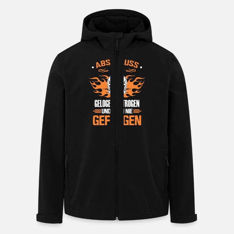 abschluss abitur 2017 - Recycelte Männer Softshell-Jacke von Stanley/Stella - Schwarz
