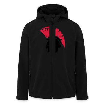 spartan_1 - Veste softshell homme en polyester recyclé Stanley/Stella - noir - Devant - AI Model Male 185 light (185cm)