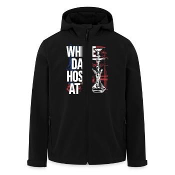 Lustiger Shisha-Look für Fans - Recycelte Männer Softshell-Jacke von Stanley/Stella - Schwarz - Vorne - AI Model Male 185 light (185cm)