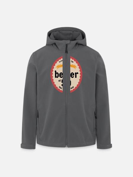 Better at 50 - Men’s Recycled Softshell Jacket by Stanley/Stella - black