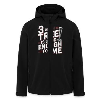 Coole Nostalgie für Autoliebhaber - Recycelte Männer Softshell-Jacke von Stanley/Stella - Schwarz - Vorne - AI Model Male 185 light (185cm)