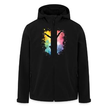 Turnerin - Geboren zum Turnen - Recycelte Männer Softshell-Jacke von Stanley/Stella - Schwarz - Vorne - AI Model Male 185 light (185cm)