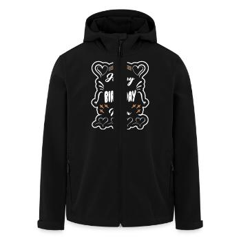 Alles Gute zum Geburtstag Mama 2025 T-Shirt - Recycelte Männer Softshell-Jacke von Stanley/Stella - Schwarz - Vorne - AI Model Male 185 light (185cm)