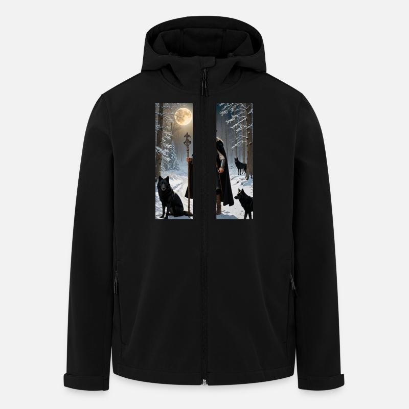 Wizard - Recycelte Männer Softshell-Jacke von Stanley/Stella - Schwarz