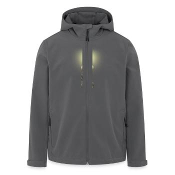 lighted candle - Men’s Recycled Softshell Jacket by Stanley/Stella - anthracite - Front - AI Model Male 185 light (185cm)