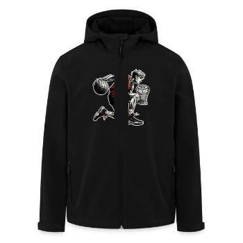 Basketball Basketball Players - Men’s Recycled Softshell Jacket by Stanley/Stella - black - Front - AI Model Male 185 light (185cm)