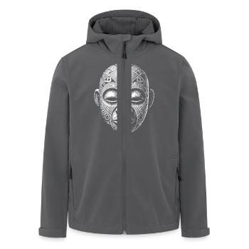 Masque - Veste softshell homme en polyester recyclé Stanley/Stella - charbon - Devant - AI Model Male 185 light (185cm)