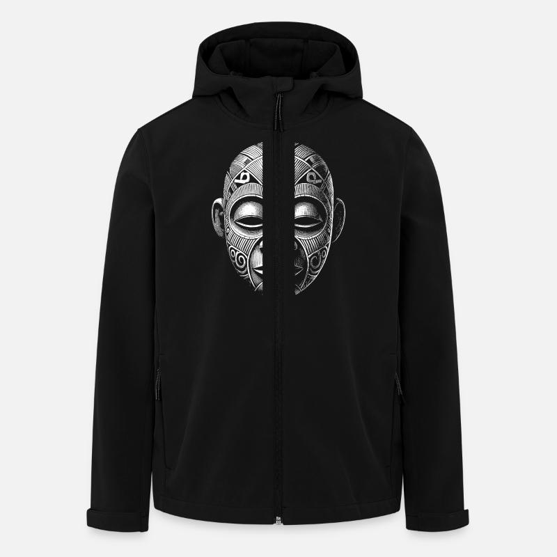 Mask - Men’s Recycled Softshell Jacket by Stanley/Stella - black