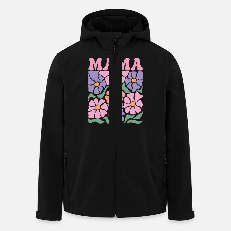 Maman - Veste softshell homme en polyester recyclé Stanley/Stella - noir