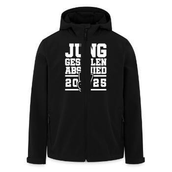 Junggesellenabschied 2025 Jga Party - Recycelte Männer Softshell-Jacke von Stanley/Stella - Schwarz - Vorne - AI Model Male 185 light (185cm)