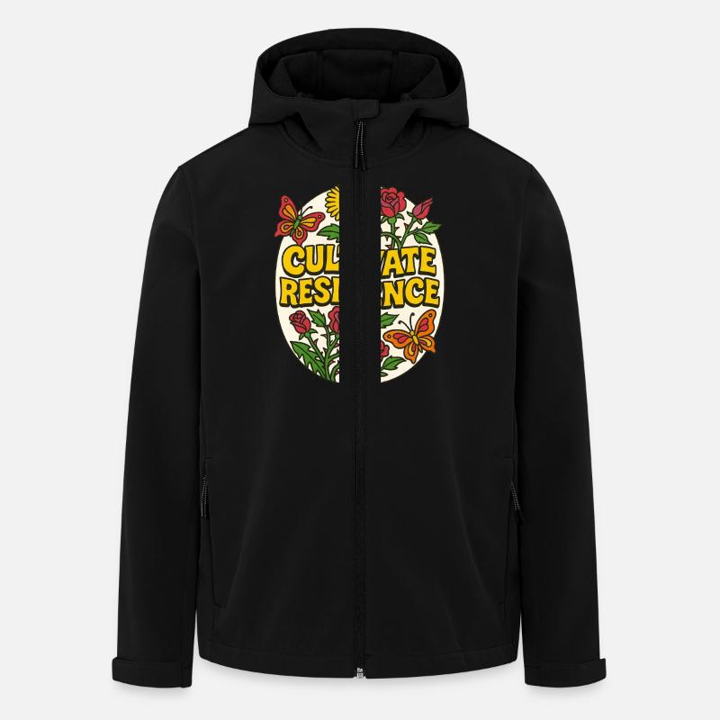 Resilienz kultivieren - Recycelte Männer Softshell-Jacke von Stanley/Stella - Schwarz