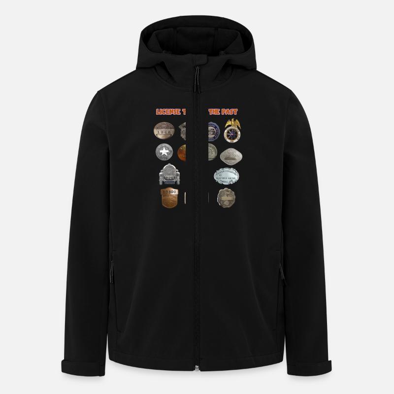 Permis de vivre le passé - Veste softshell homme en polyester recyclé Stanley/Stella - noir